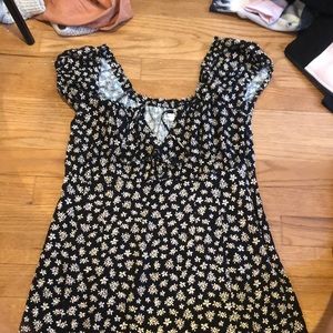 flower flow tie dress!!